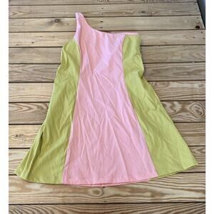 Outdoor Voices One Strap Athletic Dress Size Medium Women’s Pink Green